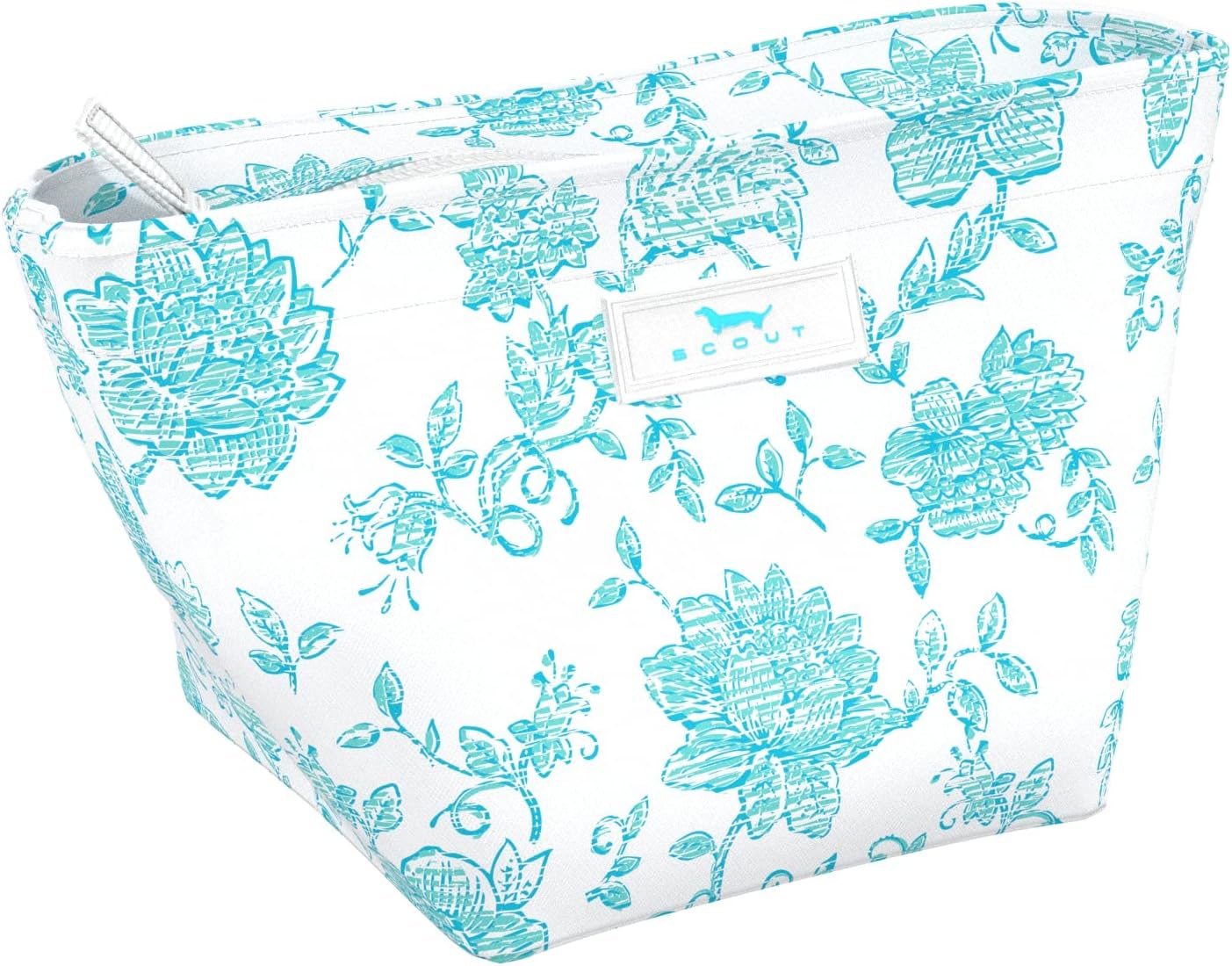 SCOUT Crown Jewels Makeup Pouch, Easy-Clean Cosmetic Bag for Purse, Zips Closed