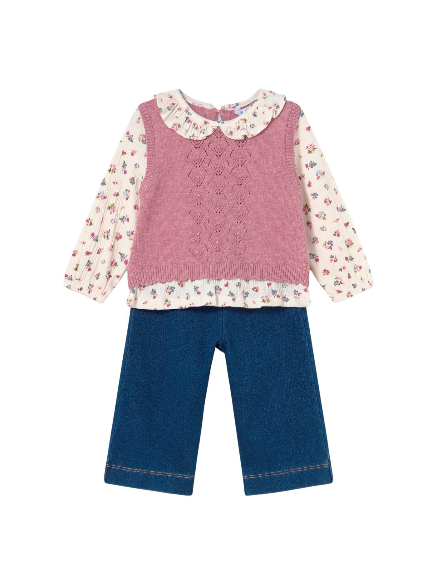 Mayoral Compl. Pantalone Gilet Unito per Bimba Violetta m