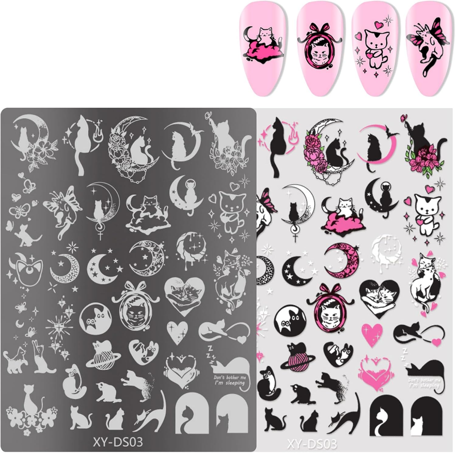 Butterfly Nails Stamp Templates French Tip Nails Stamping