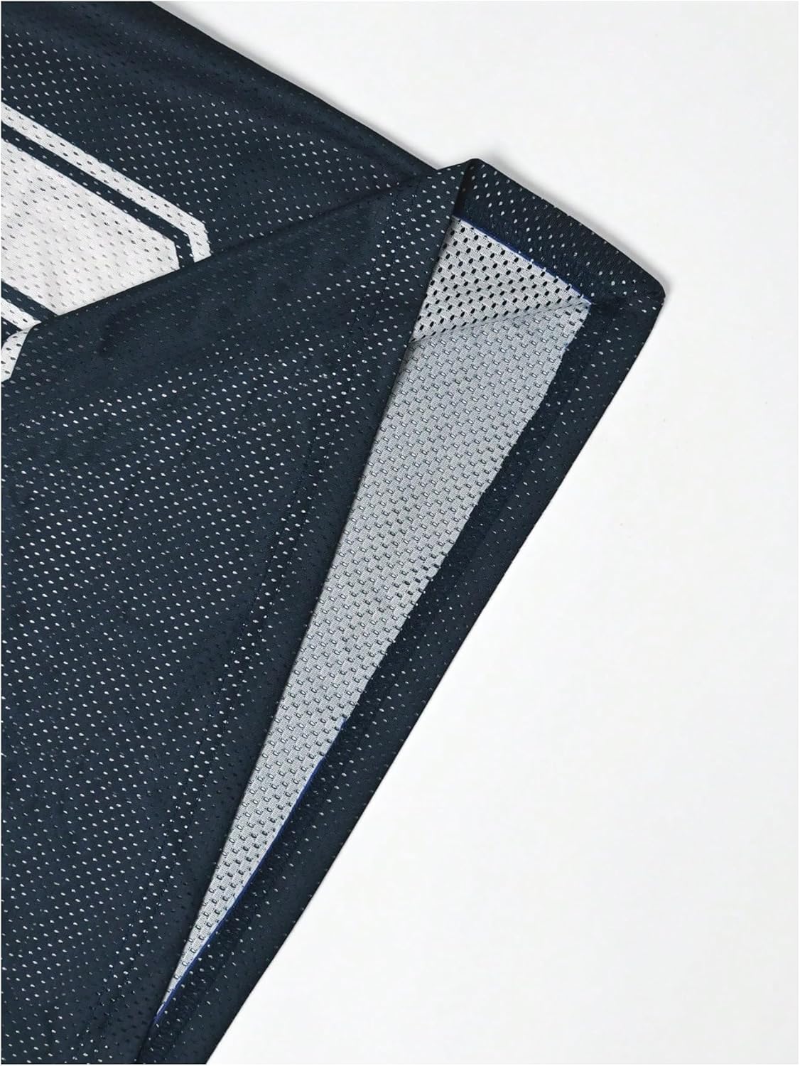 SOLY HUX Men's Jersey Shirts Mesh Number Graphic Crew Neck Short Sleeve Streetwear Tee Loose Tops - Image 6