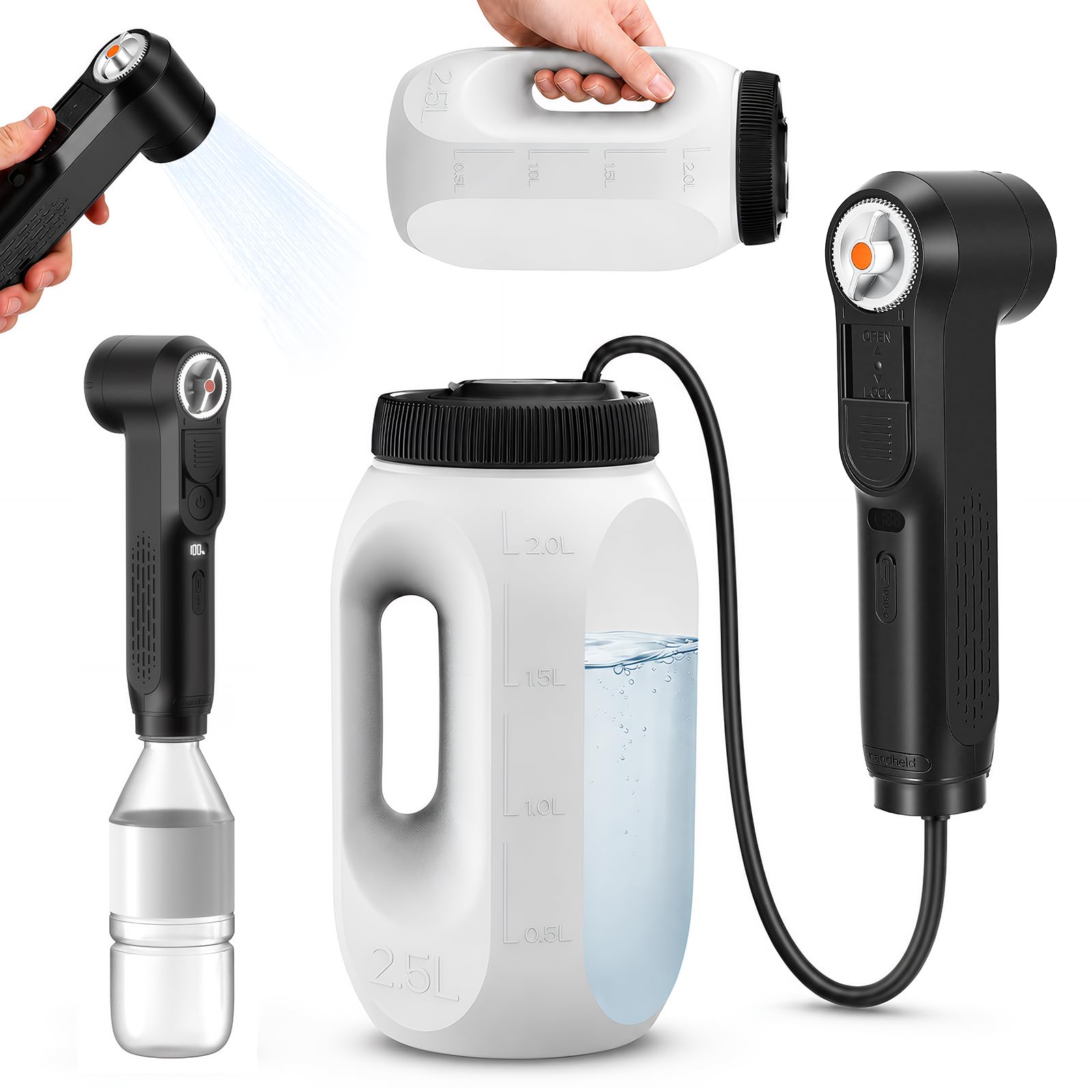 Elektrisches Bidet Tragbares Mobiles Bidet 2.5L Travel Bidet Intimdusche