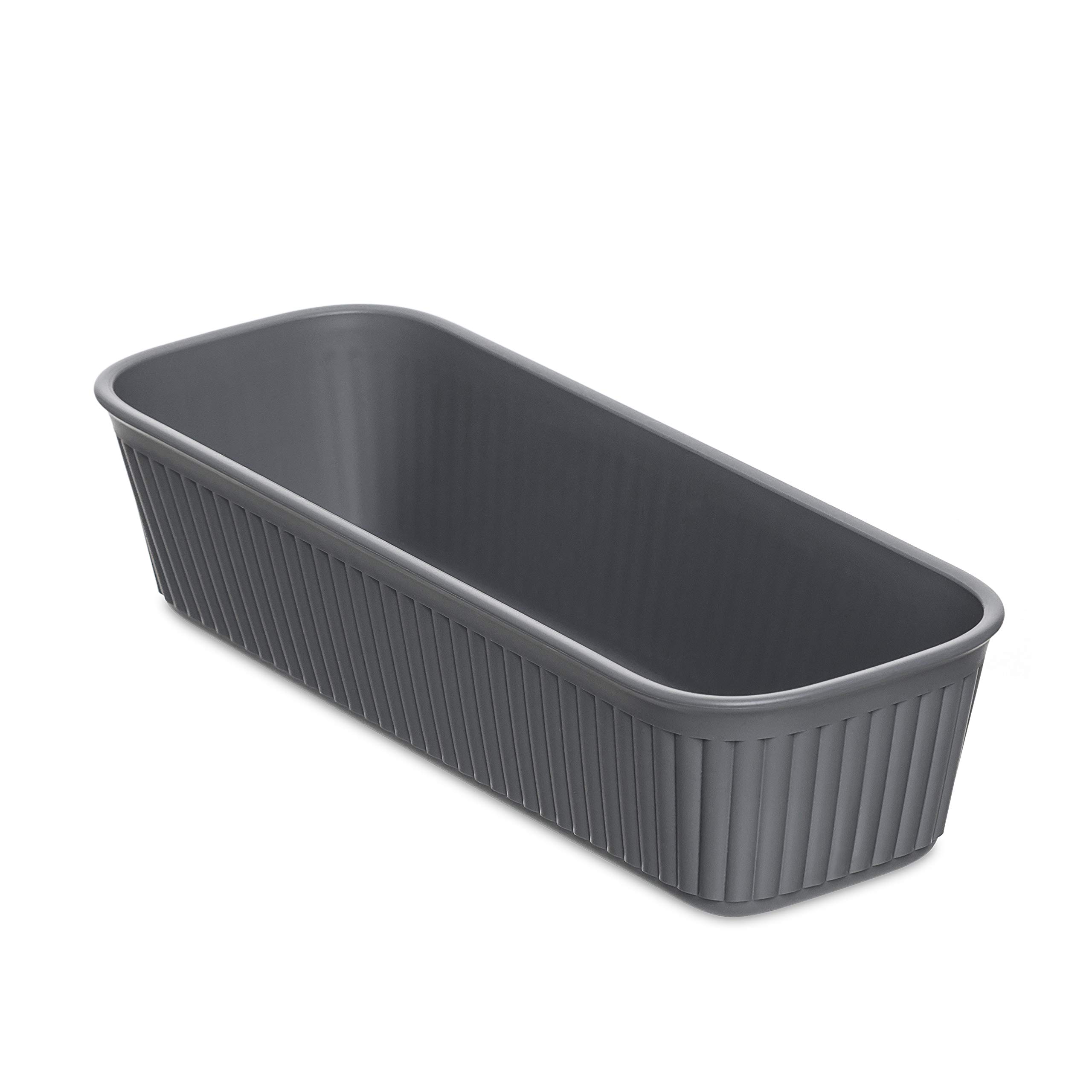 Tatay Drawer Organiser Slim Baobab, Polypropylene, BPA free, Grey. Measures 9 x 24 x 5,6 cm