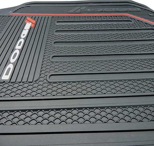 Miniatura 5 de U.A.A. INC. Elite Series Front & Rear Car Truck SUV Seat Rubber Floor Mat for Dodge RAM