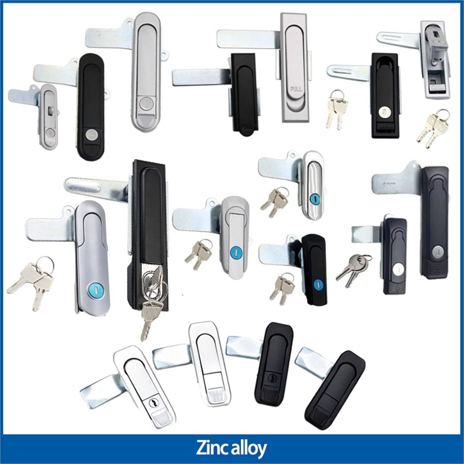 Distribution Cinet Electrical Box Lock General Industrial Door Bounce File Switch Flat 1Pcs(Bronze)