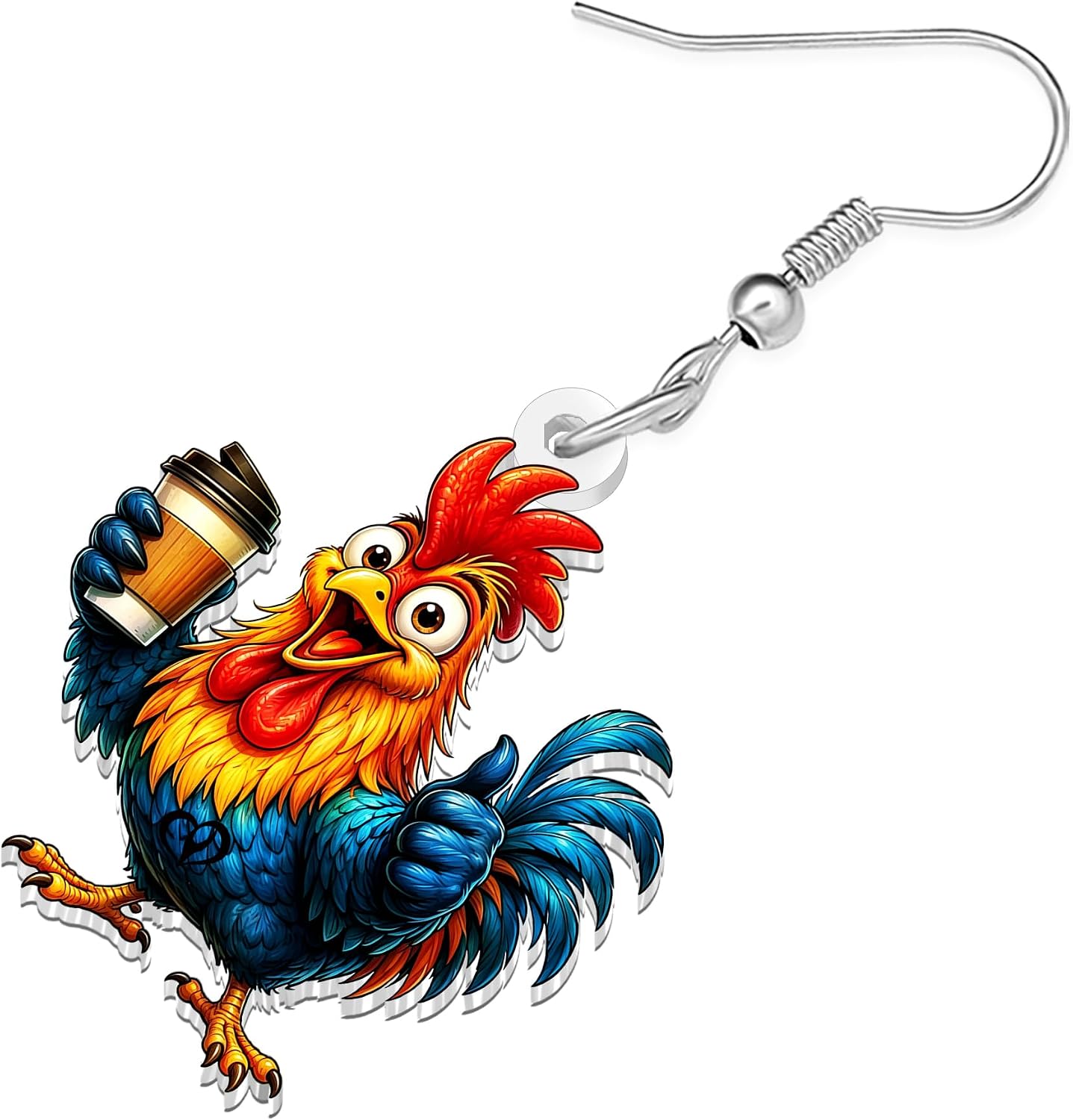 Novelty Chicken Earrings for Women Country Jewelry image 4