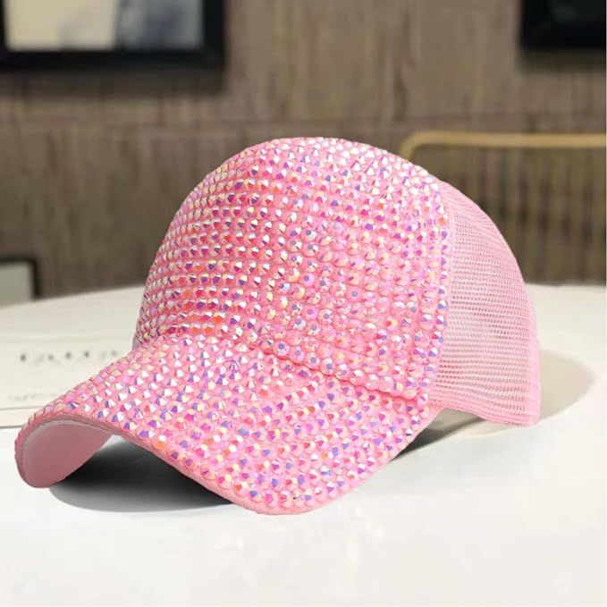 Visor Canvas con Strass para Mujer Ajustable miniatura 6