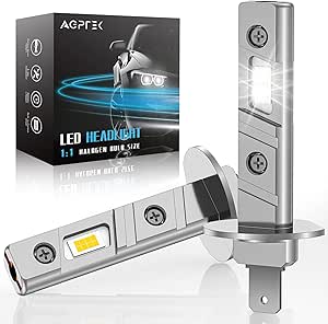 Lampadine LED H1 AGPTEK 60W 16000LM - Bianco Freddo 6500K, Canbus Ready, Impermeabili IP68, 2 Pezzi - Foto 7