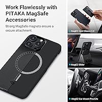 Vista 4 de PITAKA Funda para iPhone 14 Pro Max compatible con MagSafe, funda delgada y ligera para iPhone 14 Pro Max de 6.7 pulgadas con una sensación táctil