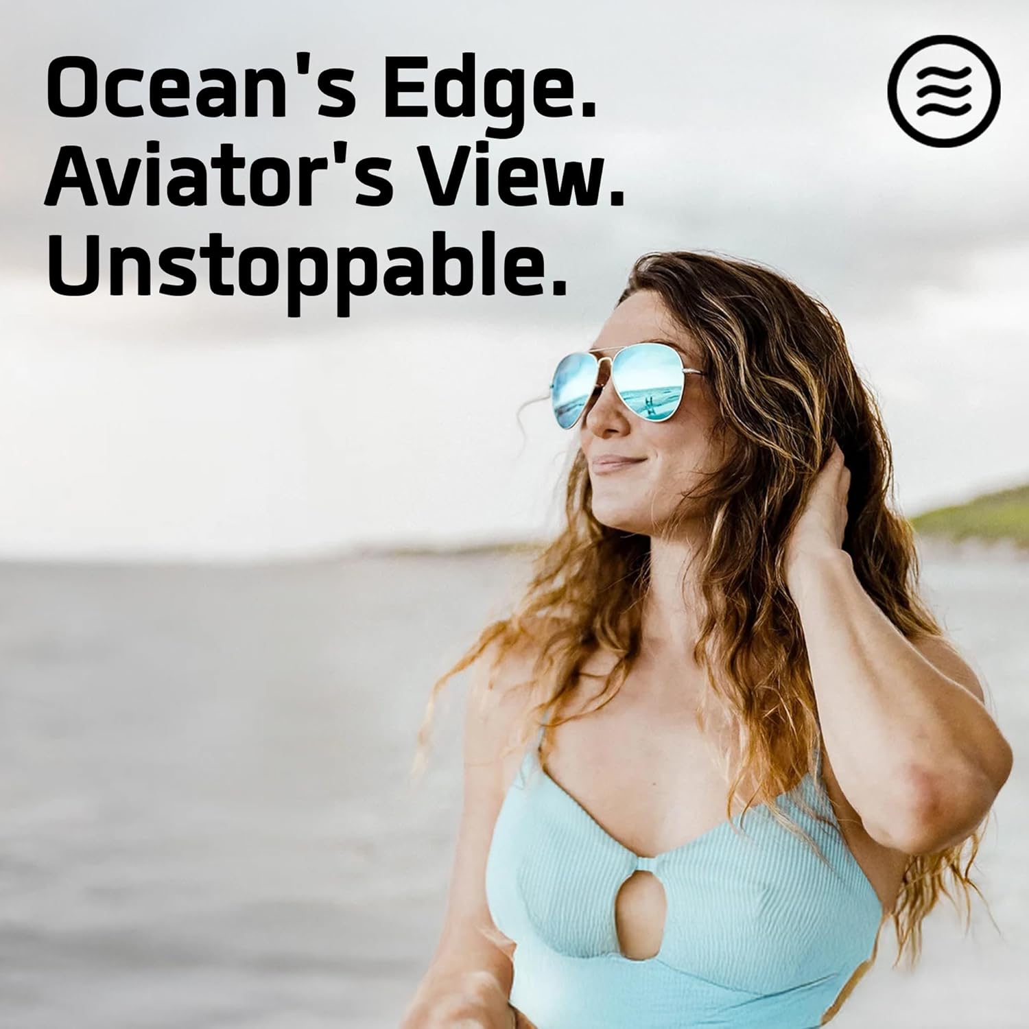 NEVEN Hudson UV400 Men's Polarized Sunglasses - TR90 Chunky Sunglasses - Boating Aviator Glasses for Men and Women - Image 2