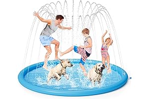 Pecute Splash Pad for Dogs: Cool, Anti-Slip Outdoor Playtime Thrill