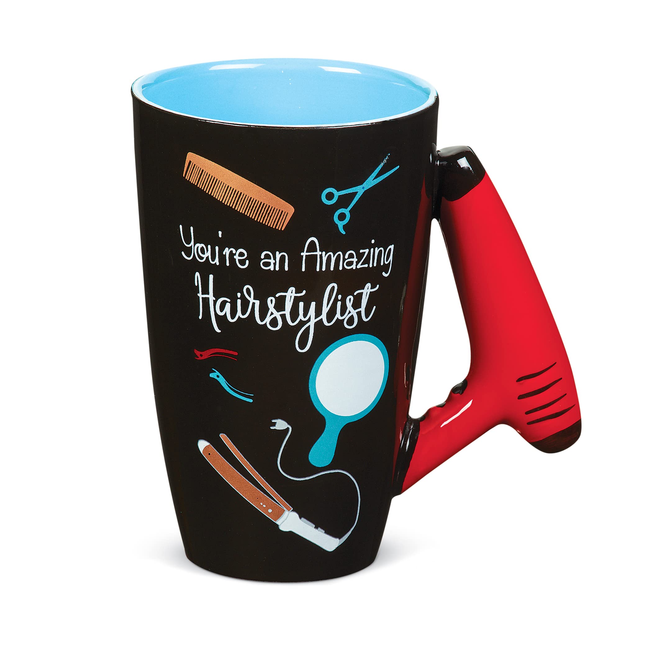 Collections Etc Colorful Ceramic Occupational Mugs, 20 oz.