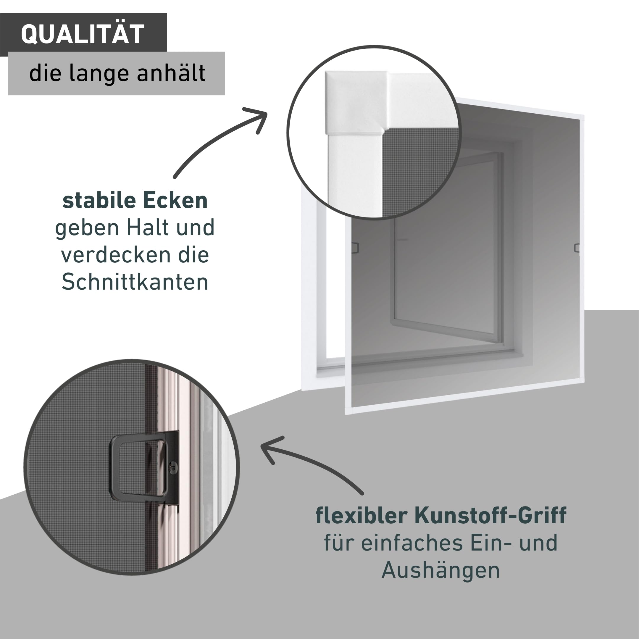 Windhager is COOL Rahmen Fenster 140x150cm W.