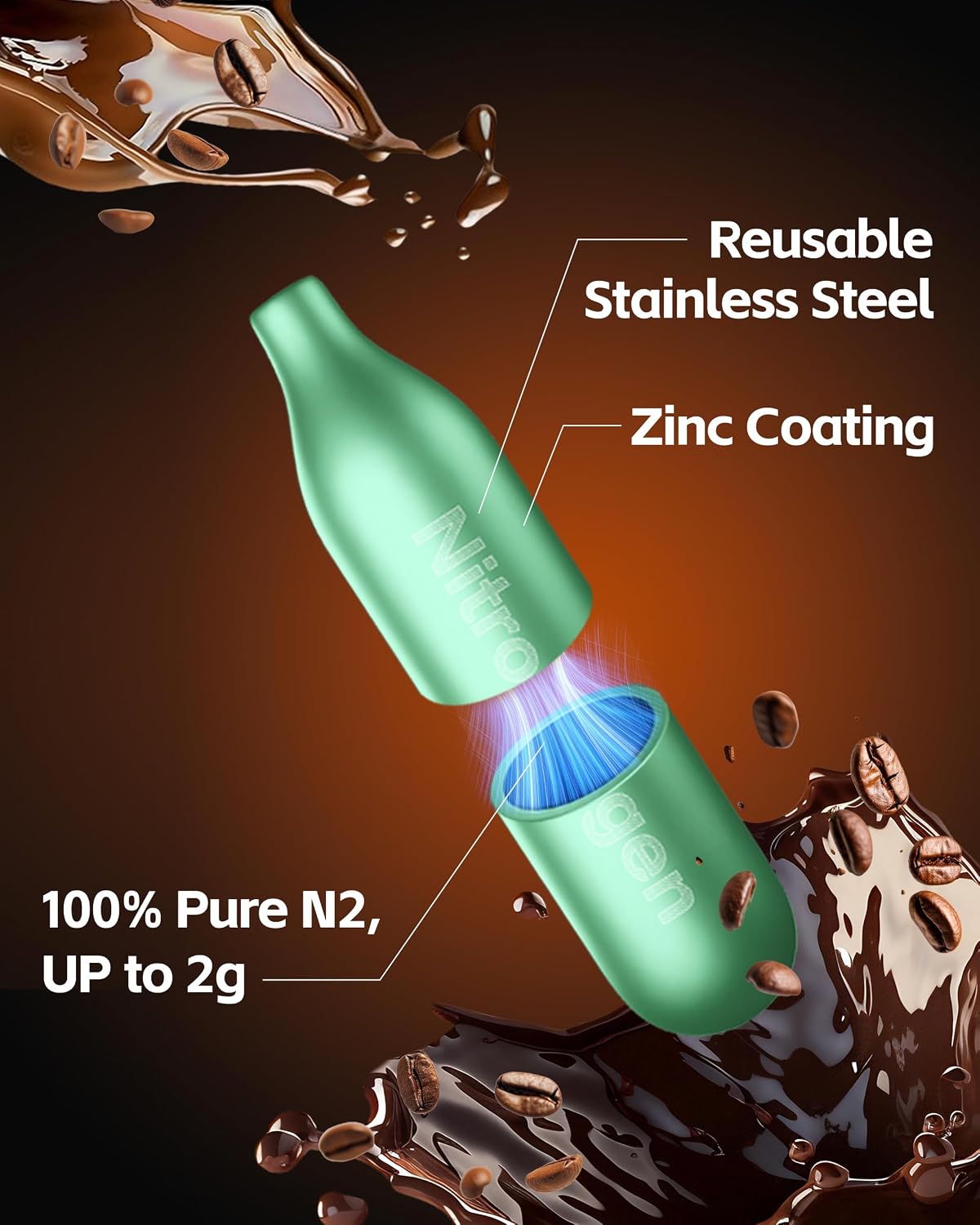 Mosa 2G Nitrogen,NOT FOR WHIPPED CREAM