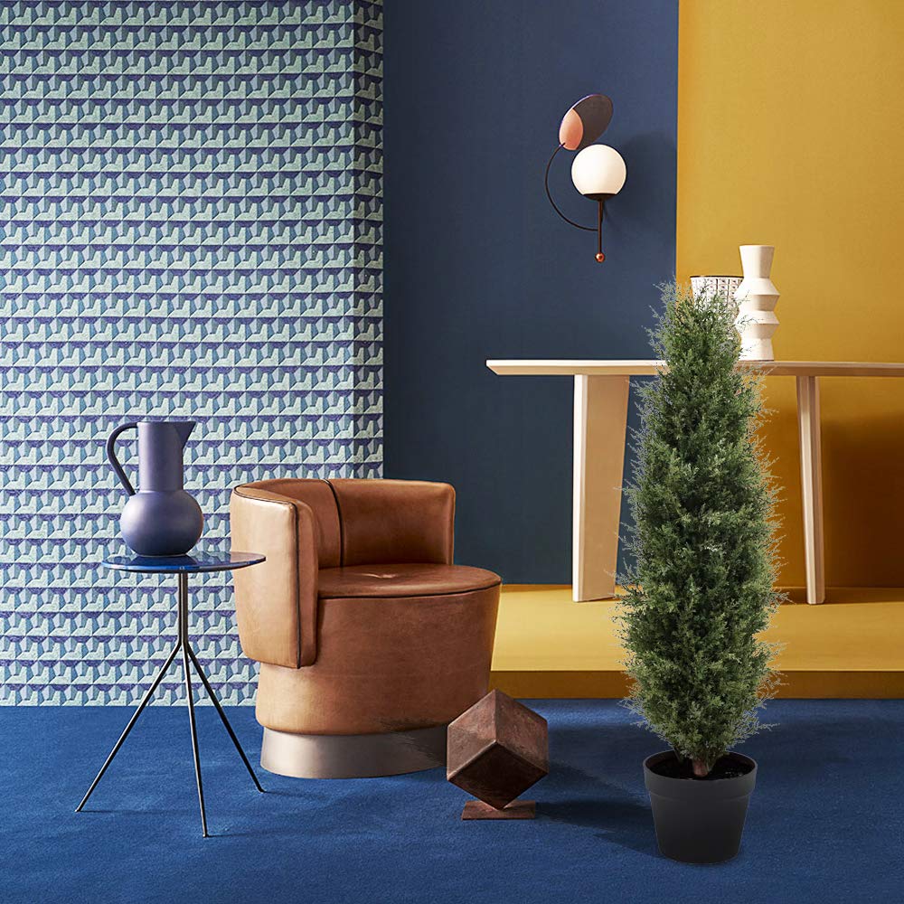 momoplant Artificial Ceder Trees Fake Cypress artificial tree fake tree