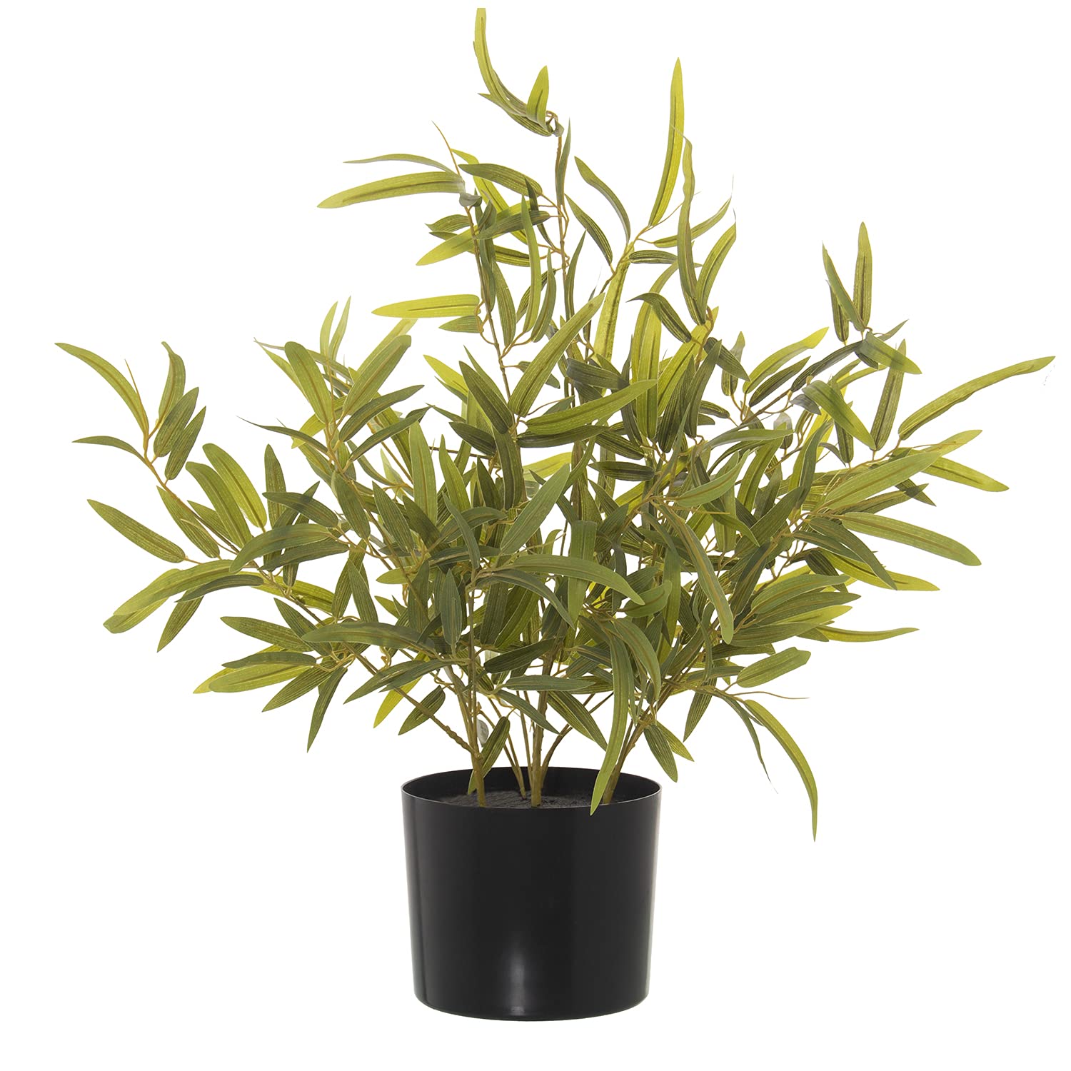 Bambou artificiel 60cm petite plante verte synthétique en pot