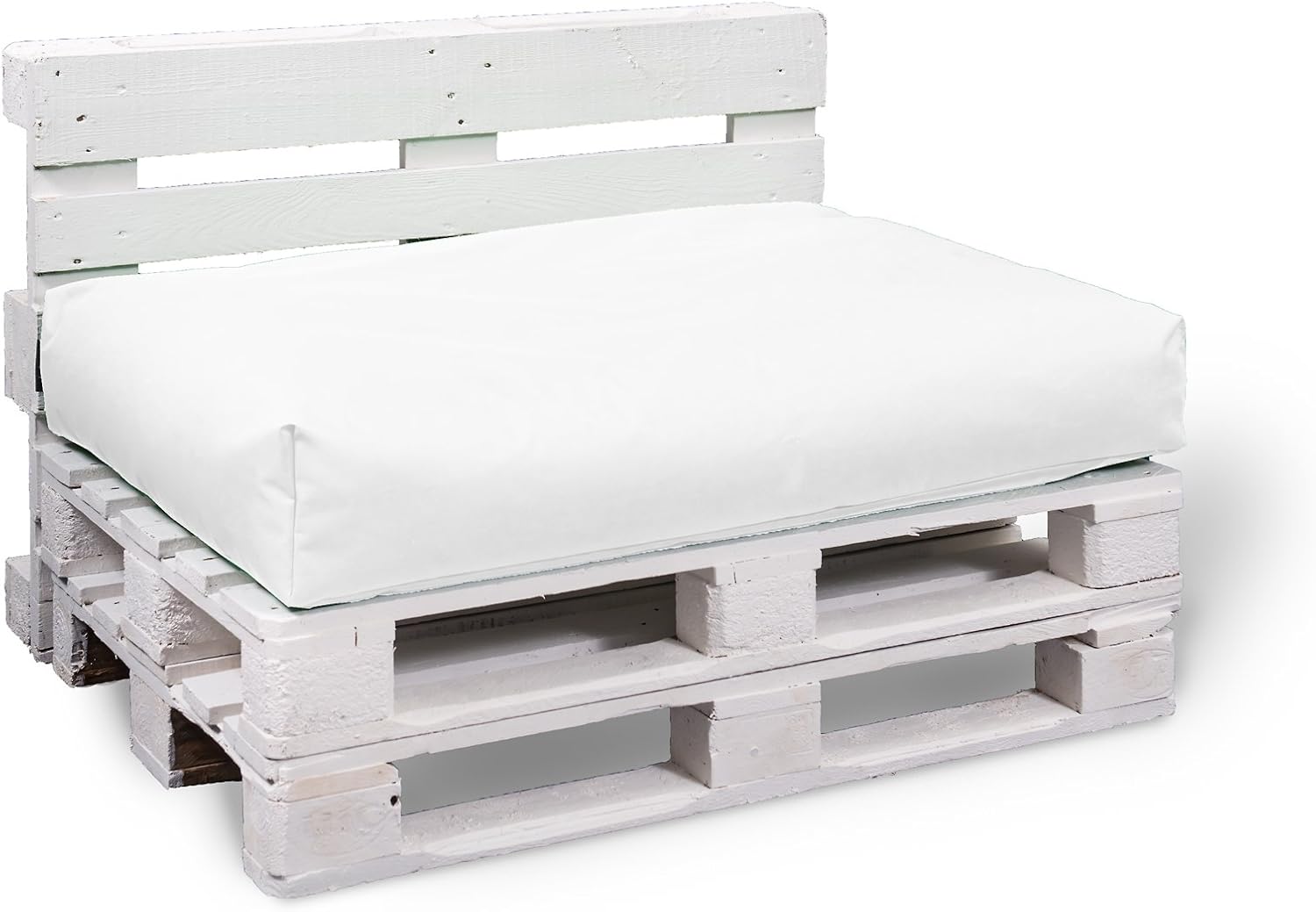 BuBiBag Palettenkissen 80x60x15cm - Sitzkissen Für Indoor & Outdoor In Türkis