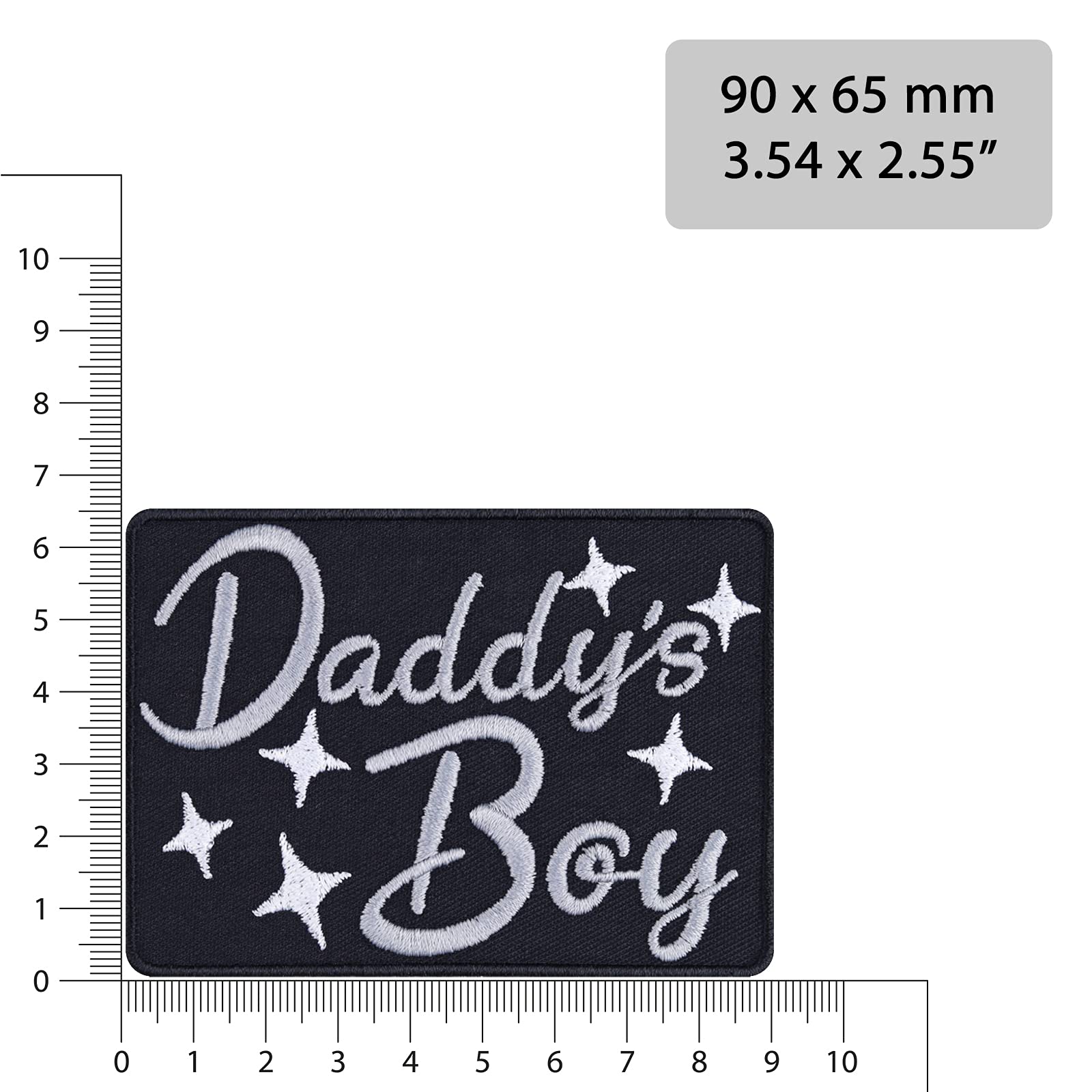 Toppa Ricamata Fries Before Guys – 10x8 Cm Con Adesivo Termico, Da Stirare O Cucire Su Giubbotti, Borse E Cappelli