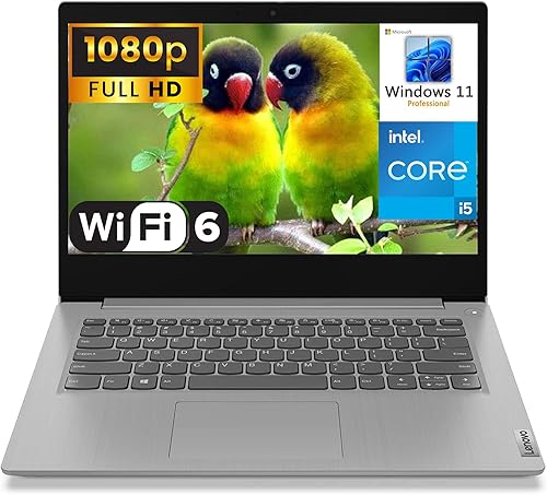 Miniatura 1 de Lenovo IdeaPad 3 14 14 pulgadas FHD Computadora portátil empresarial, Intel Quad-Core i5-1135G7 (Beat i7-1065G7), 8 GB DDR4 RAM, 512 GB PCIe SSD,