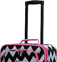 Vista 256 de Rockland, juego de equipaje de dos piezas, Carbón), F102