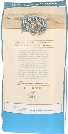 Lundberg Organic Wild Blend Rice, Bulk Delicious Medley of Black, Brown, Red, Wild Whole Grains, Kosher Certified, (25 Lb)