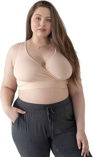 Kindred Bravely Sujetador de lactancia French Terry Racerback Bralette de maternidad, sujetadores de lactancia para lactancia materna, brasier de