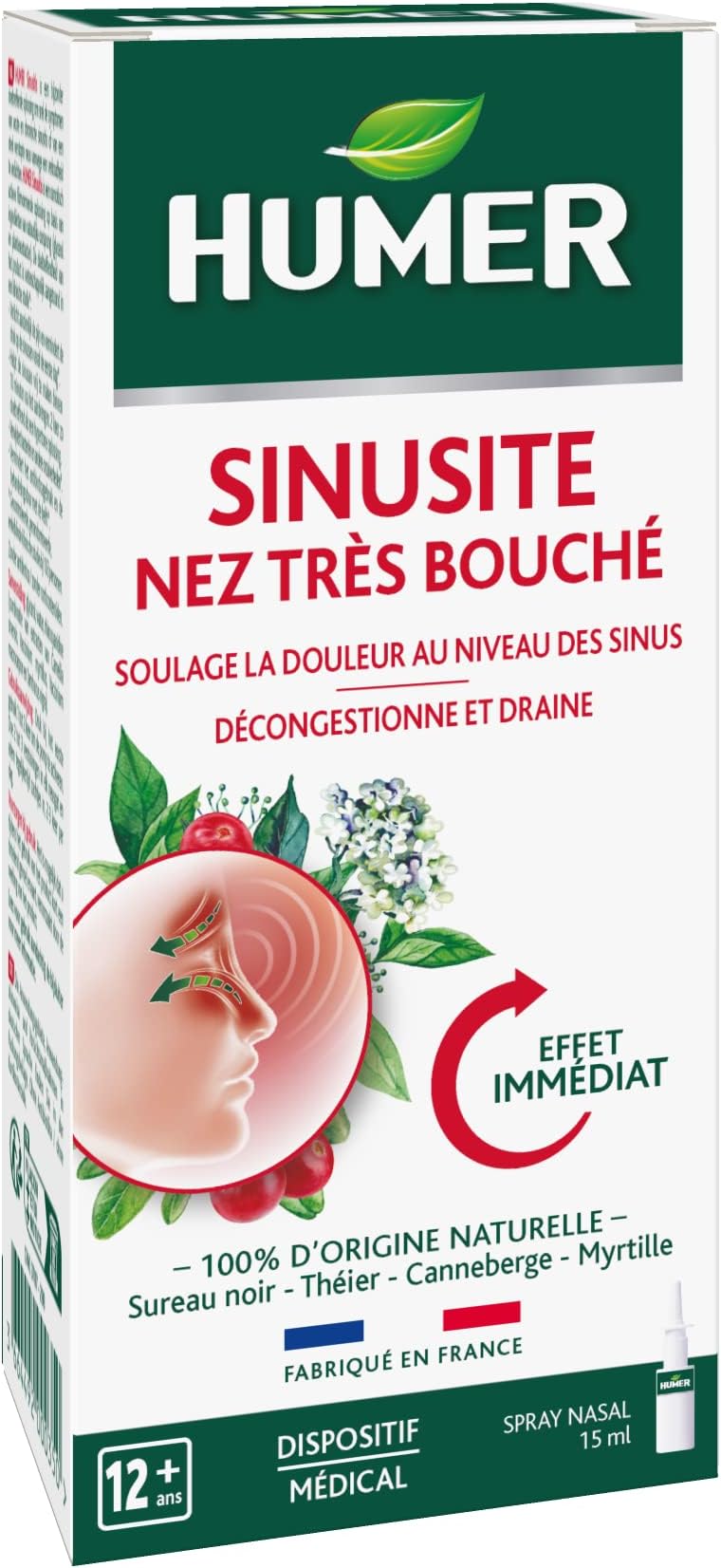 Humer Sinusitis Spray Very Clogged Nose