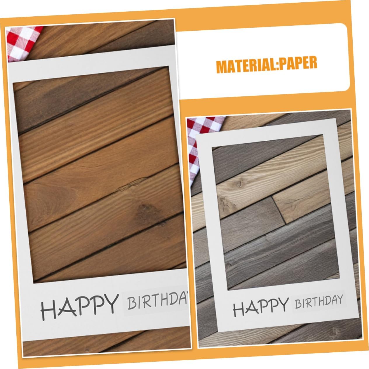 3pcs Birthday Photo Frame Stylish Happy Birthday Photo Booth Props for Festive Party Decorations Lightweight Easy to Carry for Indoor Outdoor Celebrations