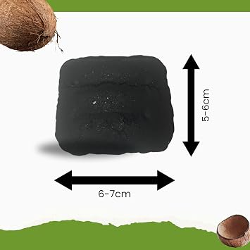 Beach Premium Coconut Grill Briquettes - Coconut Charcoal for Dutch Oven BBQ & Smoker - High Quality Charcoal & Charcoal Briquettes - Long Burning Time & High Heat (10 kg)