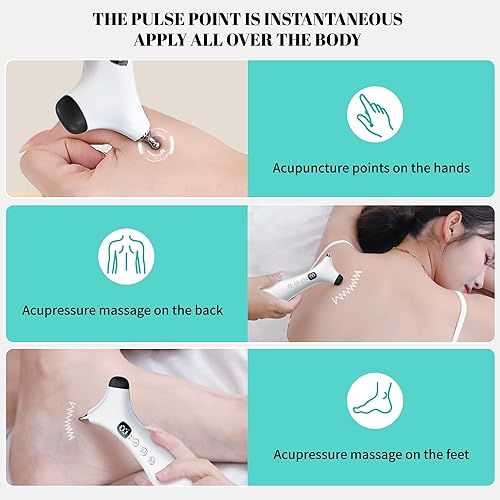 Miniatura 2 de Emesak TMJ - Herramienta masajeadora con calor y vibración, dispositivo de alivio del dolor de mandíbula 4 en 1, 3 modos de temperatura,