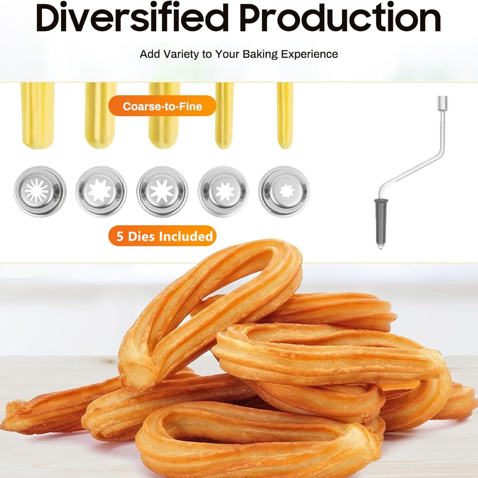 Macchina per Churro Commerciale Manuale per Ciambelle 5L