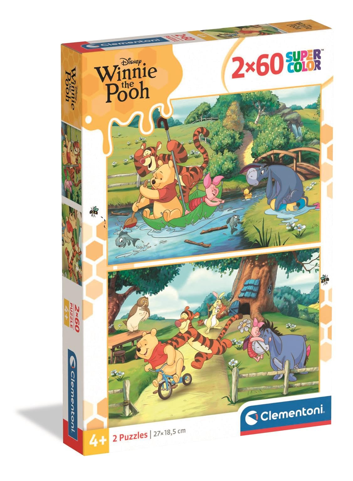 CLEMENTONI - PZL 2X60 WINNIE THE POOH 100-24838