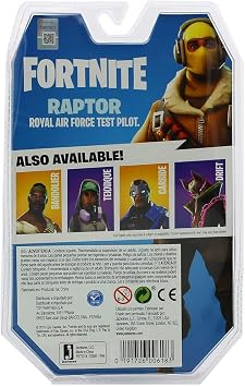Fortnite Solo Mode Core Figure Pack, Raptor
