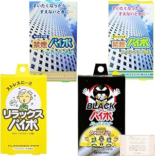 マルマン 禁煙パイポ 4種アソートセット（吸いたくなったら口寂しさ対策）