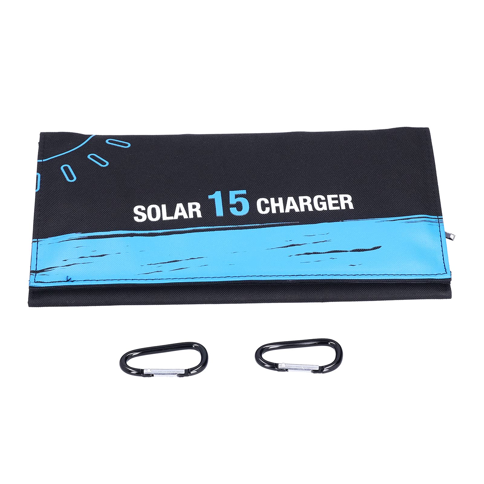 TOPINCN Bolsa de Carga Solar para Exteriores, Puerto USB Doble Portátil