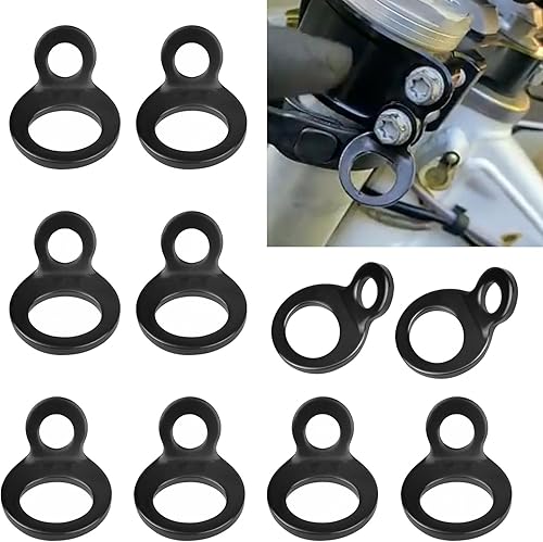UGSHY 10 ganchos de anclaje de amarre con junta tórica, ganchos de anclaje multiusos de acero inoxidable para garaje, taller, camión, remolque,