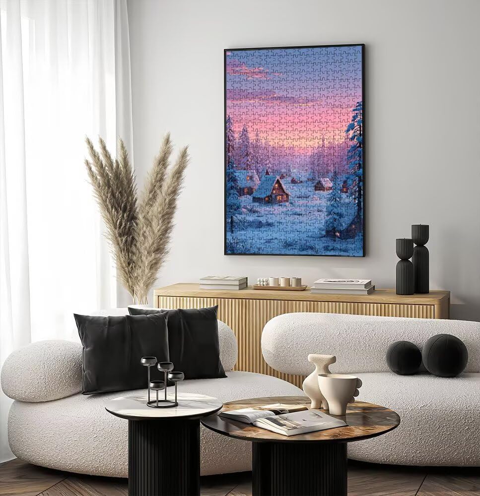 Puzzle 4000 Pezzi, Jigsaw Puzzle per Adulti, Casa Neve BLQSBGA6-499 | Puzzle Classici, Impossibile Difficile Sfidanti Puzzles, Puzzle Decorativo per La Famiglia, Come Regalo e Decorazione Pareti