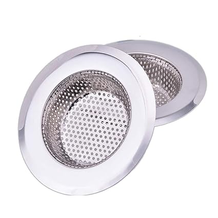 EVOHOME Kitchen Sink Strainer & Drainer Sink Jali of Stainless Steel for Home & Kitchen Drain Cleaner, Sink, Filter, Wash Basin, Cleaning Tool for Bathroom and Kitchen (Large)