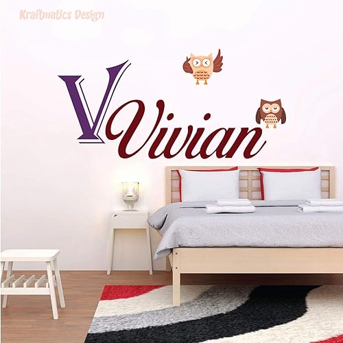 Olw - Calcomanía de vinilo para la pared del cuarto del bebé, para decoración del hogar (pequeño de 23 pulgadas de ancho x 11 pulgadas de alto)