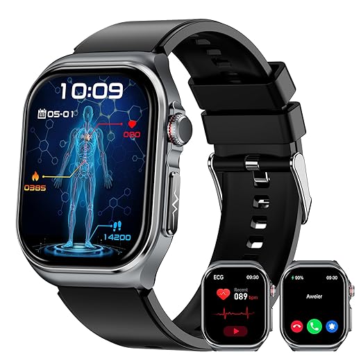 2.04" AMOLED Health & ECG Watch