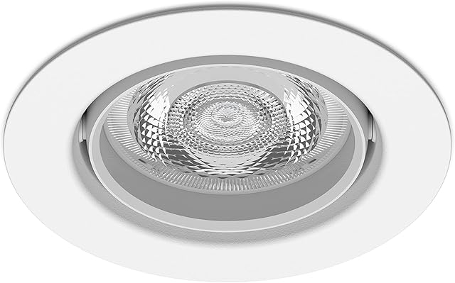 Philips LED Impala Recessed Spot Light 2200 - 2700K [Warm Glow Dimmable - White] for Indoor Lighting, Bedroom, Bathroom