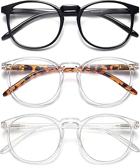 IBOANN Iconic Blue Light Glasses for Woman - Computer Glasses up to 99% Blue Light Blocking - Anti Eyestrain & UV Glare