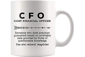 CFO Mug Chief Financial Officers Coffee Joke Gag Cup - Definition Meaning...