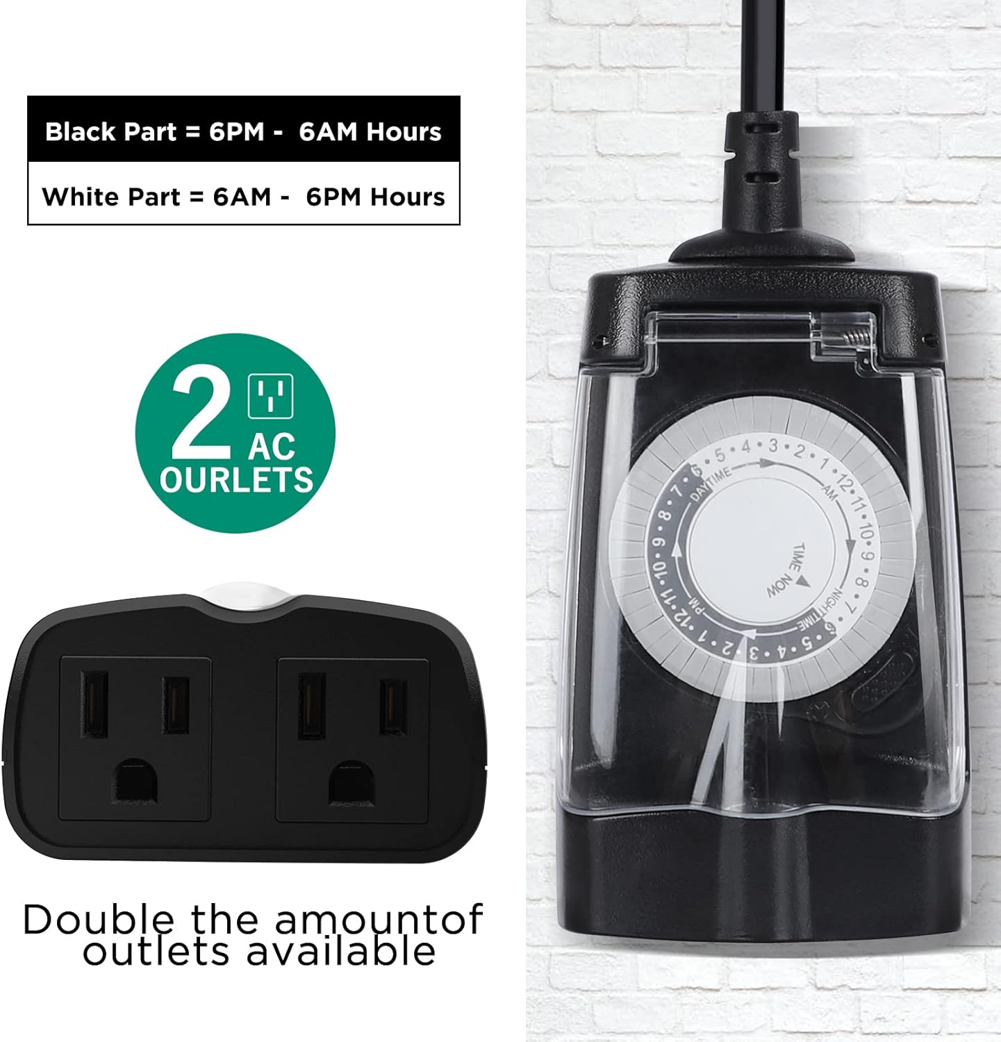 G-Homa Timer Dial and Outlets