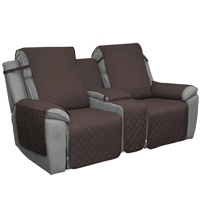 Buy EasyGoing Loveseat Recliner Cover with Console, Reversible Couch