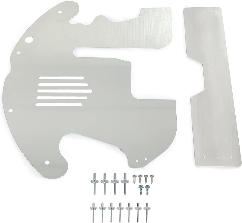 Protetor de catalisador em alumínio ALMULOO para Toyota Prius 2010 a 2015 – Kit de instalação
