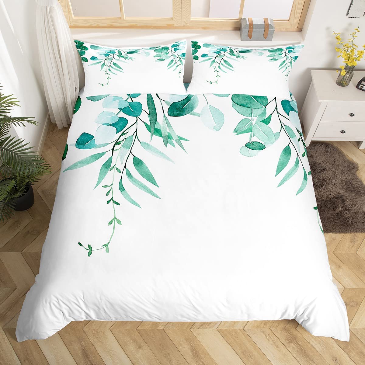 Linge de lit botanique pour chambre de fille : créez un cocon tropical d'été