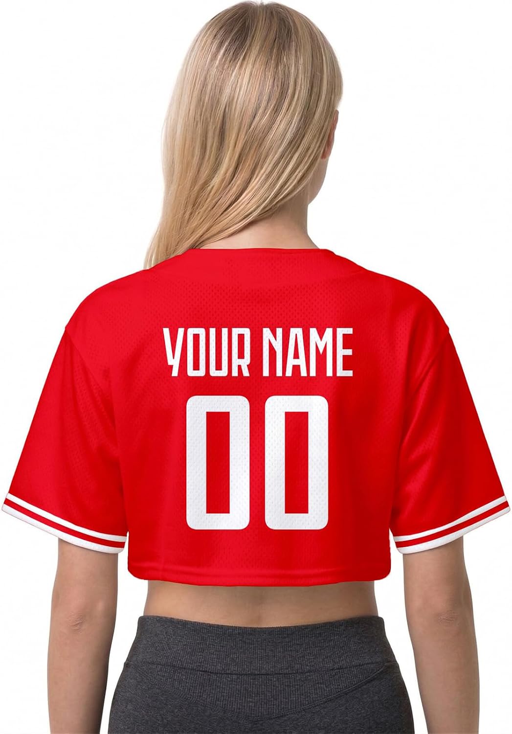 Custom Women‘s Football Jersey Top Soccer Game Gift Cheerleading Team Baseball Shirt School Match