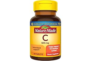 Nature Made Vitamin C 500mg: Support Your Immune System with Essential Vitamin C