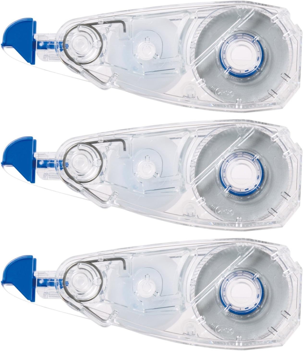 Tombow Pencil Mono Air Cartridge KCA-313 Correction Tape, 0.2 inch (6 mm), 3 Pieces