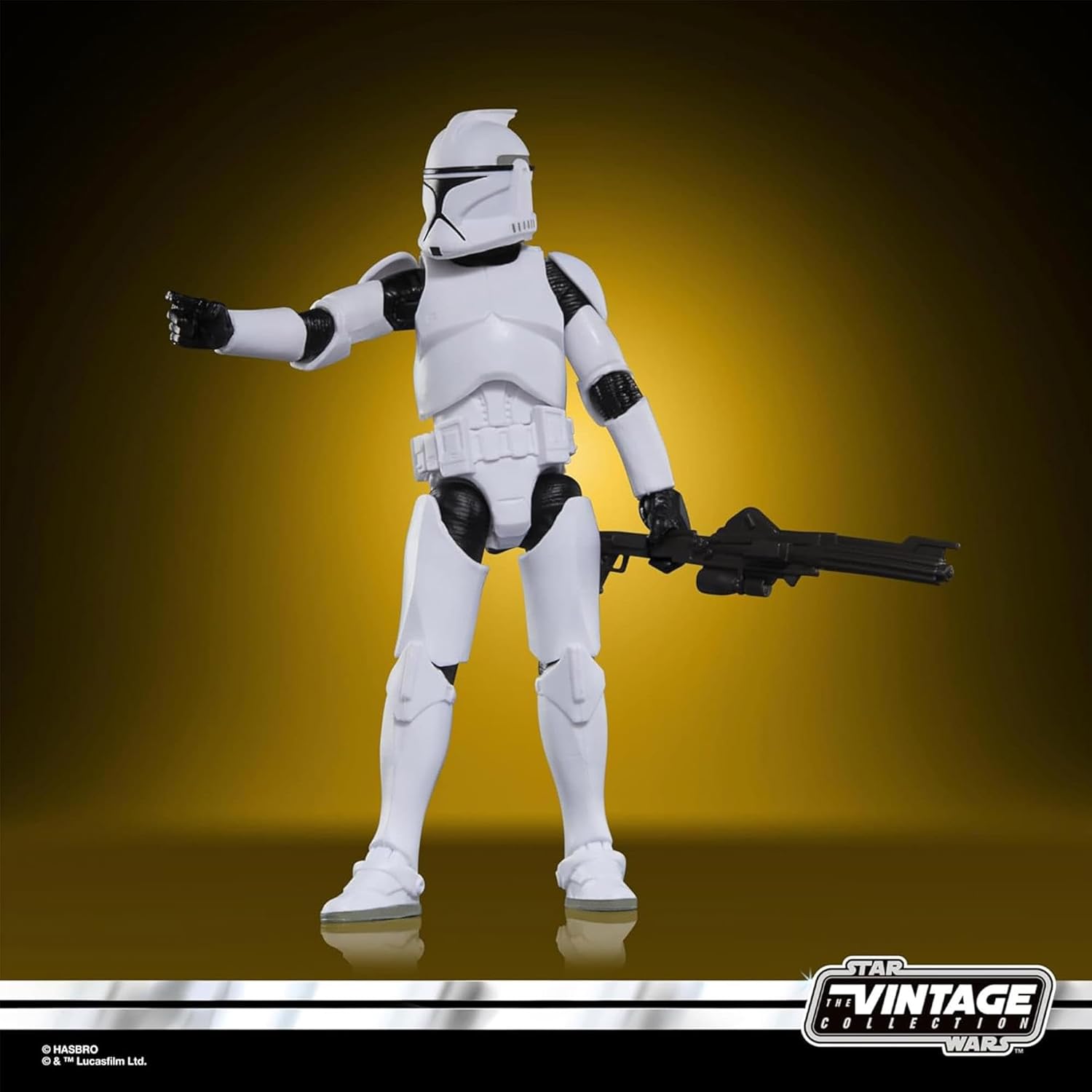 STAR WARS The Vintage Collection Phase I Clone Trooper, Attack of The Clones 3.75 Inch Collectible Action Figure